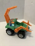 Paw Patrol Dino Rescue Rocky Green Deluxe Rev Up Vehicle & Figure Spin Master Used. Price: $18.00.