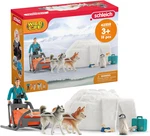 Schleich Wild Life - 19 Pc Antarctic Expedition Playset With Ranger, Husky Dogs, New. Price: $33.90.