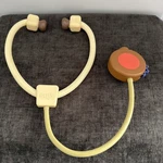 Bluey Cloud Bag Doctor Replacement Stethoscope Only By Moose Toys Used. Price: $10.99.