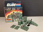 Vintage 1984 Hasbro Gi Joe Arah Mortar Defense Unit, Complete With Canadian Box Used. Price: $80.00.