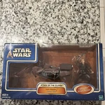 Hasbro Star Wars Attack Of The Clones Anakin Skywalker's Swoop Bike Figure New. Price: $35.99.
