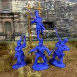 Paragon PS013DB "alamo Mexican Set 2 W/ladders (dark Blue)" 54MM Plastic Soldier New. Price: $24.00.