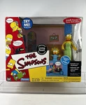 Playmates The Simpsons Wos Living Room Interactive Playset Marge & Maggie Nib New. Price: $69.99.