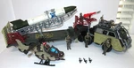 True Heroes Rocket Hauler Military Playset W/ World Peacekeeper Figs 1:18 Scale Used. Price: $49.99.