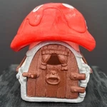Smurfs Vtg Mushroom House Red Roof 40011 Playset Cottage Schleich Peyo 1978 Used. Price: $34.96.