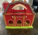 Battat Big Red Barn Animal Farm Playset For Toddlers 18M+ Only Used. Price: $9.95.