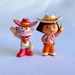 Dora The Explorer Mattel 2003 & Boots Cowboy Hat Figures Cake Topper Used. Price: $12.99.