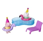 Peppa Pig Pool Party Playset With 2 Figures And 4 Accessories, Preschool New. Price: $24.00.