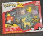 Jazwares Pok Mon Battle Figure 8-PACK Pikachu Leafeon Magikarp Ditto New. Price: $29.00.