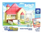 Town - Heeler Family Home Magnetic Tiles Playset W/ Bluey & Bingo New. Price: $45.00.