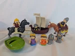 1989 Lil Playmates Horses, Boats, King, Queen & Knights Action Figures Vintage Used. Price: $29.74.