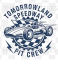 Tomorrowland Speedway T-shirt Disney World Pit Crew Vintage Retro Racing Tee New. Price: $19.00.