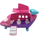 Shopkins By Moose Toy Jet Airplane With Steps Seats As Is No Figures Used. Price: $11.99.