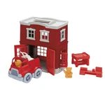 Green Toys Fire Station Playset - 8 Piece Pretend Motor Skills Language New. Price: $66.35.