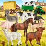 Farm Figures Toys Realistic Animal Figurines Plastic Learning Education New. Price: $29.99.