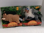 1994 Mattel Disney's The Lion King Plush Toys Featuring Pumbaa And Rafiki New. Price: $20.00.