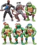 Obxavv 4.7" Tmnt Action Figures 6-PACK Collectible Bundle Birthday Gift Set New. Price: $40.59.