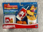 Playskool Mcdonald's Happy Meal Set Chicken Nuggets 2000 Hasbro New Sealed Htf. Price: $109.95.