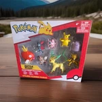 Pok Mon Battle Multi-pack 8 Figures Pikachu Jigglypuff Leafeon Ditto Abra New. Price: $23.99.