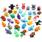 Monjita 35 Pcs Mini 3D Printed Animal Figurines, Flexible Articulated Fidget ... New. Price: $19.30.