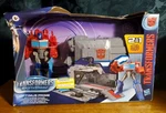 Transformers 2 In 1 Earthspark Optimus Prime With Battle Base Trailer **box Dmg* New. Price: $14.97.