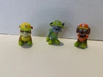 Spin Master Paw Patrol Jungle Rescue Rubble Rocky Zuma Figures Used. Price: $12.95.