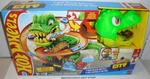 Hot Wheels City T-rex Blaze Battle Playset Fire Station + 1:64 Scale Car New. Price: $39.33.