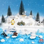 Warmtree 46 Pcs Arctic Animals Figurines Set Includes 22 Polar Bear Penguin New. Price: $37.39.