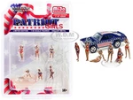 "patriot Girls" Piece Figurines Set 1/64 Diecast Models American Diorama 76498 New. Price: $11.99.