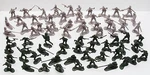 New 72 Pcs Army Men Toy Soldiers Military Force Green Plastic Figurine Figure. Price: $7.98.