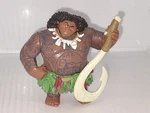 Moana Maui 4" Action Pvc Figure With Hook Hasbro Disney. Used. Price: $9.99.