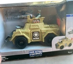 Your Action Hero 6PC Military Vehicle Playset W/ Soldier Figure & Weapons New. Price: $10.00.