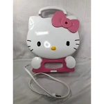 Hello Kitty Electric Waffle Maker KT5221 Pink White Sanrio Character, Works Used. Price: $29.99.