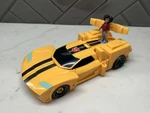 Transformers Earthspark Spin Changer Bumblebee And Mo Malto Used. Price: $8.49.