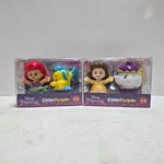Lot Of 4 - Fisher Price Little People Disney Princess & Sidekick Figure Sets New. Price: $15.29.