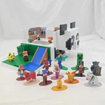 Minecraft Toy Mob Head Minis Panda House Playset Mattel Metal Diecast Figure Lot Used. Price: $24.99.