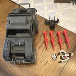 Hasbro BW-X84 Action Figure Playset Vehicle Missiles Accessories 1984 Vintage Used. Price: $49.00.
