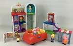 Peppa Pig Shopping Mall Playset Elevator Figures Car Photo Booth Jazwares 2003 Used. Price: $42.46.