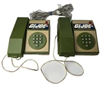 1982 Hasbro Gi Joe Telephone Inter-com Set & 30 Ft. Extension Connector Cord Used. Price: $65.00.