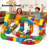 Train SET-81PCS For Kids 3D Diy Track Building Toy With Light Sound Funny New. Price: $89.99.