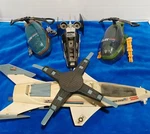 Vintage Toy Lot 4 Gi Joe Vehicles Helicopter Jet Tank 1988 Hasbro Incomplete Used. Price: $74.99.