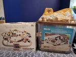 Orbrium Toys 100 Pieces + Kidkraft 61PCS Wooden Train Set See Pictures Used. Price: $46.07.