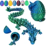 Yilcer 12 3D Printed Dragon Egg - Easter Basket Inches, Laser Green New. Price: $17.99.