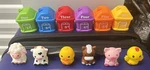 Learning Resources Peekaboo Farm Animal Counting 1-6 Finger Puppet Barn Toys Used. Price: $11.25.