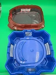 Pair Hasbro Beyblade Burst Turbo Slingshock Beystadium Arenas Red Blue Used. Price: $18.99.