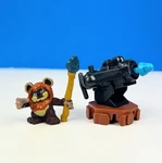 Playskool Star Wars Galactic Heroes Endor Adventure Wicket Figure, Ewok Cannon Used. Price: $12.75.