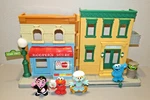 2010 Hasbro Sesame Street Hoopers Store 123 Apartment Building Playset & Figures Used. Price: $34.99.