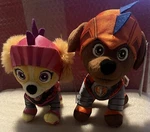 Paw Patrol Rescue Knights Zuma & Skye Plush, New W/tags 2022 Nickelodeon. Price: $38.75.
