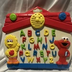 Tyco Sesame Street Alphabet Electronic Learning Toy Elmo Big Bird 1997 Tested Used. Price: $22.99.