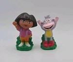 Nick Jr. 2005 Dora The Explorer & Boots 3" Figures Cake Topper Vintage Toy Used. Price: $9.99.